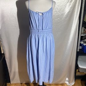 Ava & Viv Light Blue Striped Dress